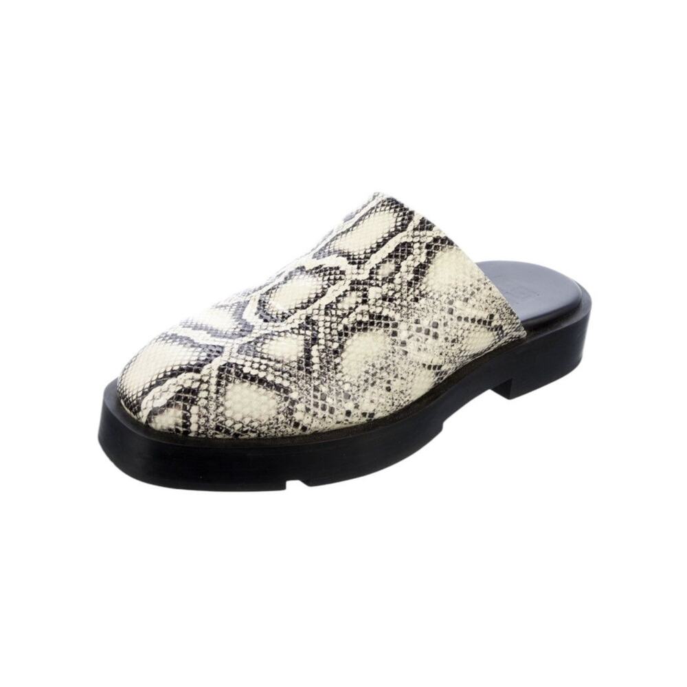 Snake Skin Python Slip On Mule - image 2